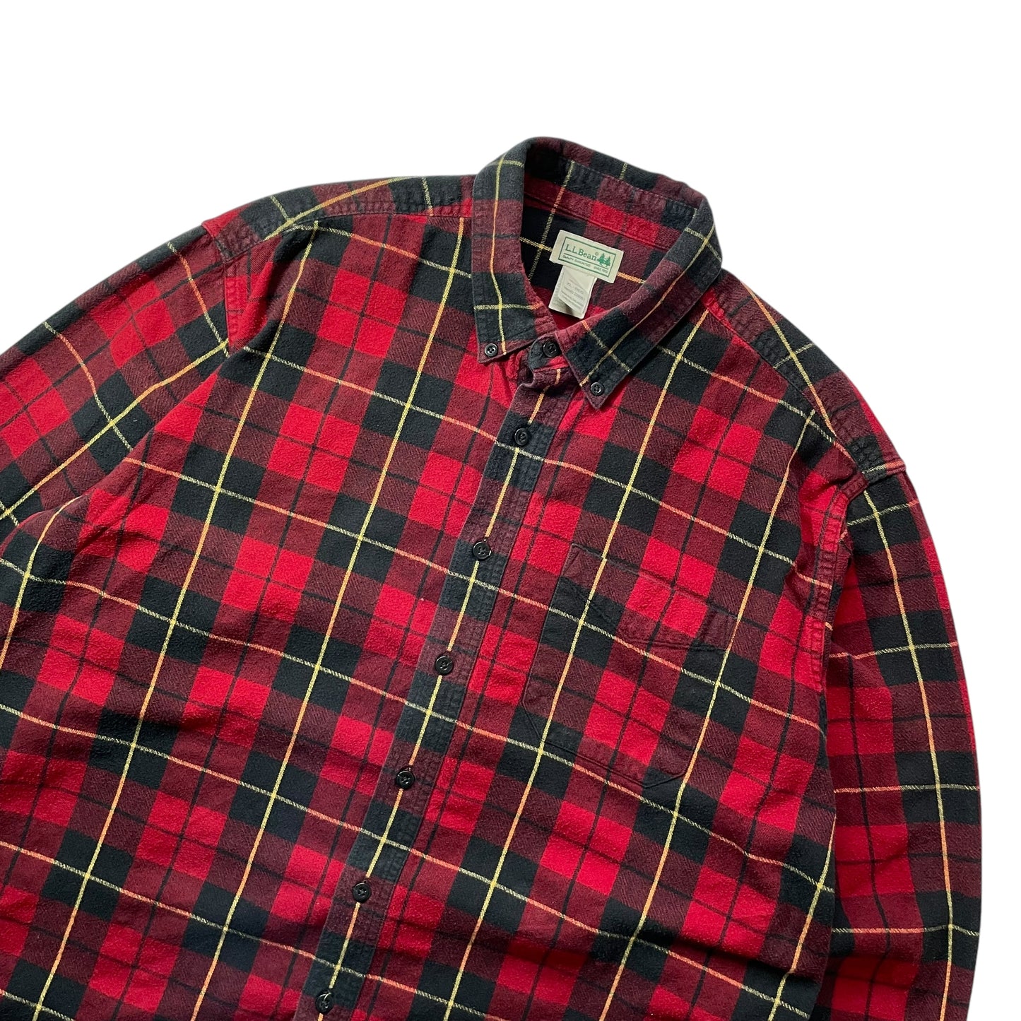 【USED】L.L. Bean Check BD Flannel Shirt