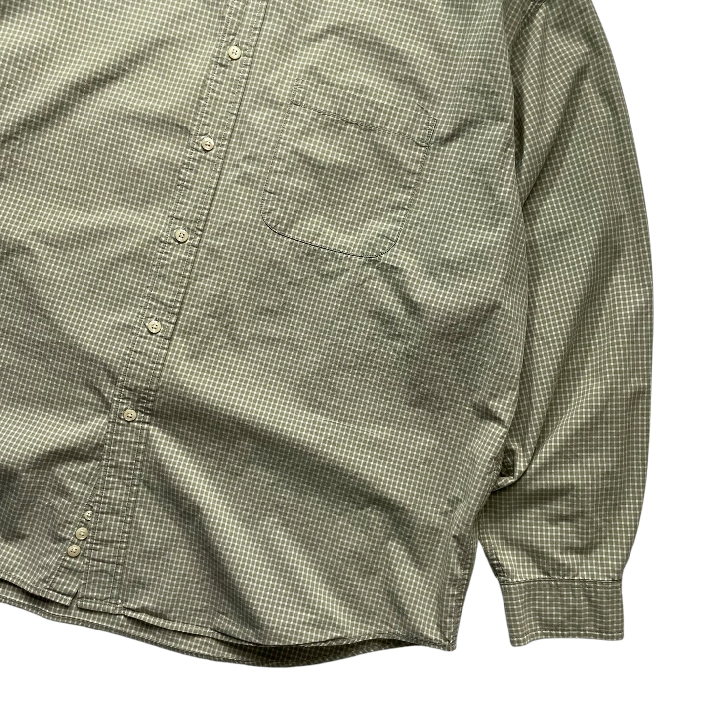 【USED】Eddie Bauer Check BD Shirt
