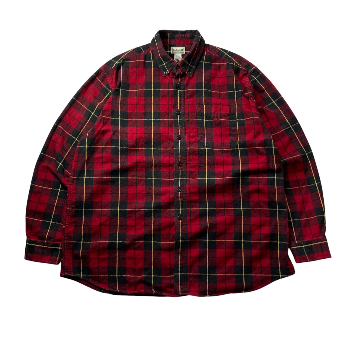 【USED】L.L. Bean Check BD Flannel Shirt