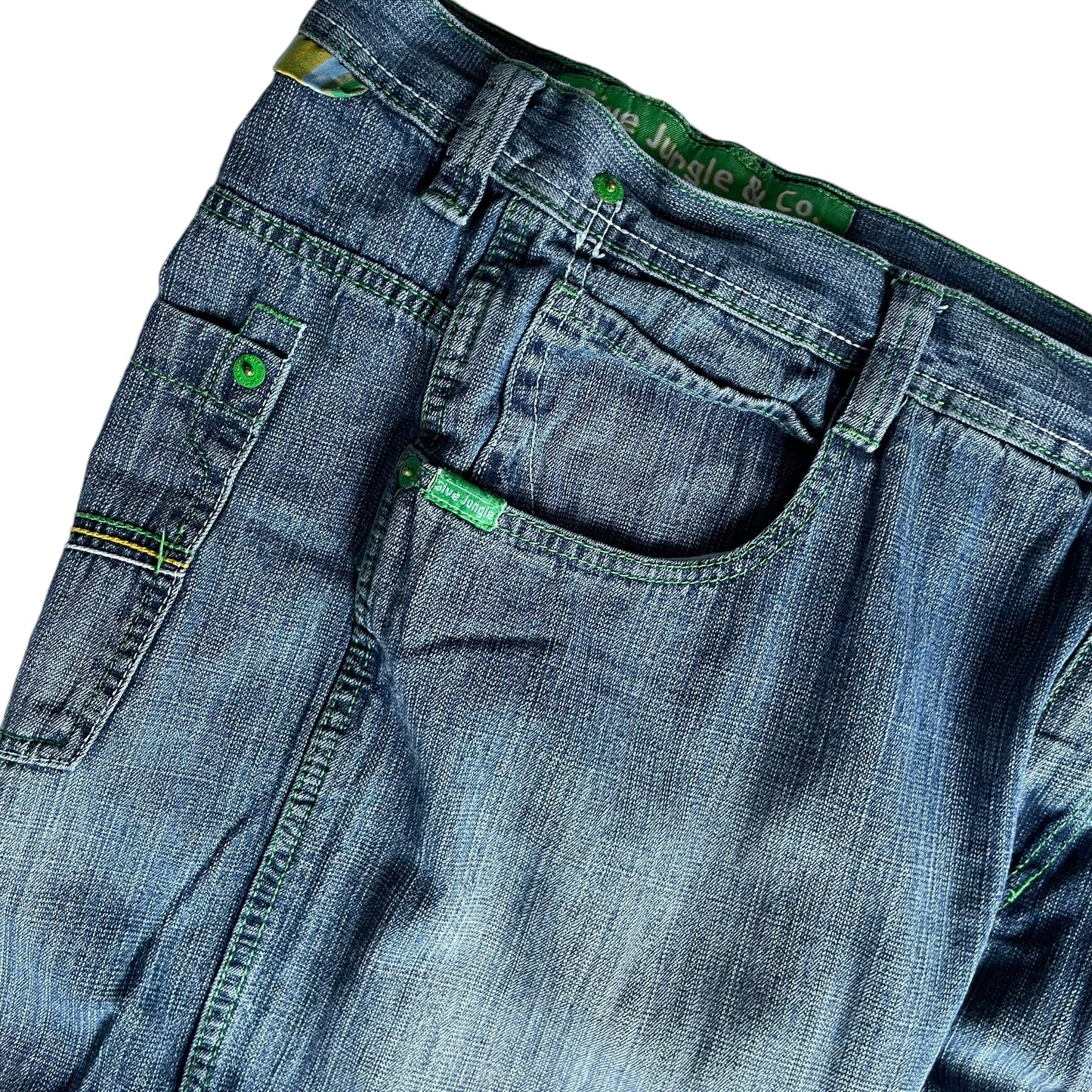 【Used】5ive Jungle & Co Baggy Fit Washed Jeans