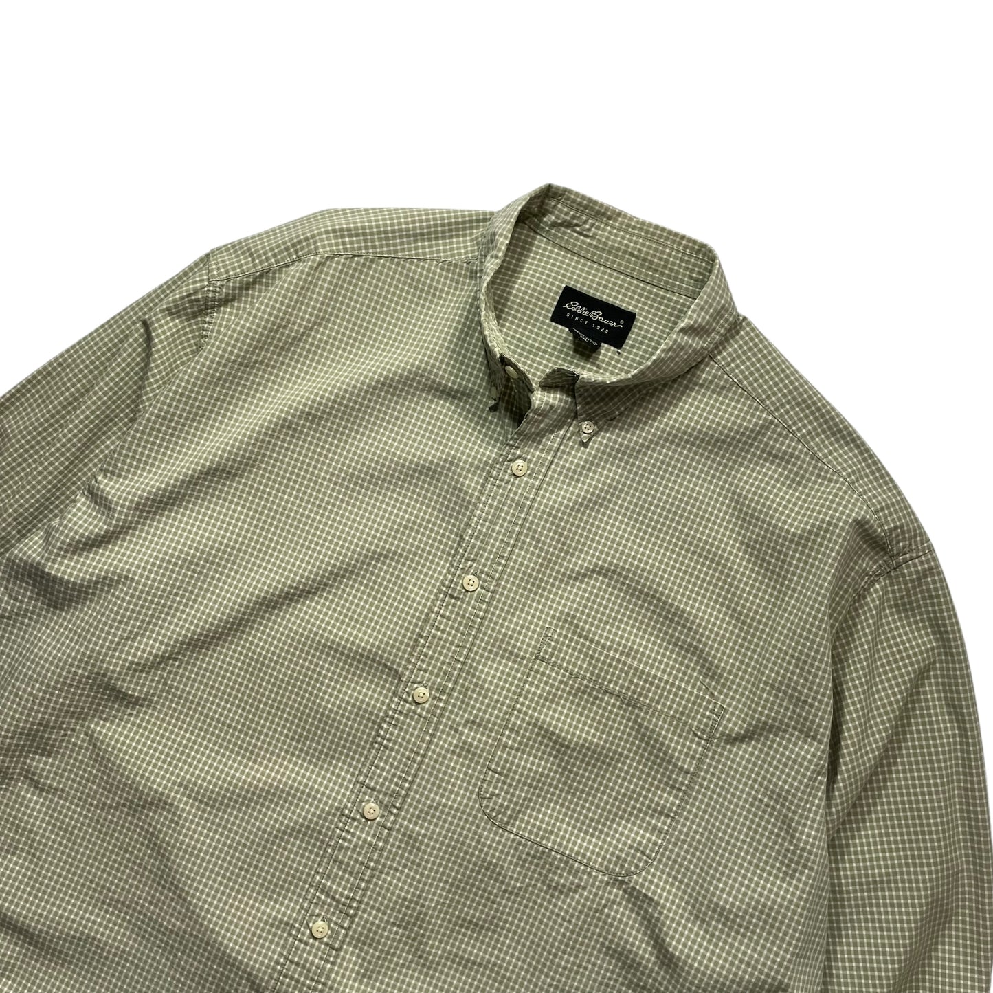 【USED】Eddie Bauer Check BD Shirt
