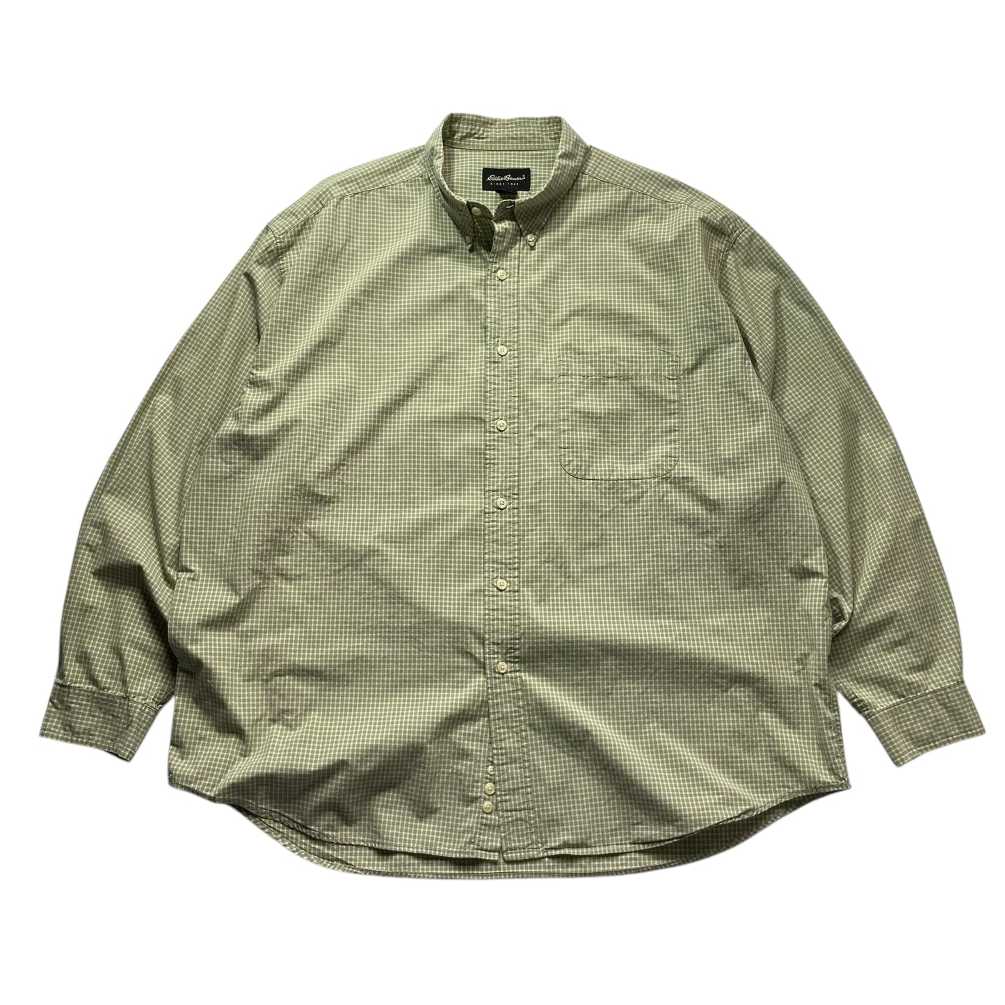 【USED】Eddie Bauer Check BD Shirt