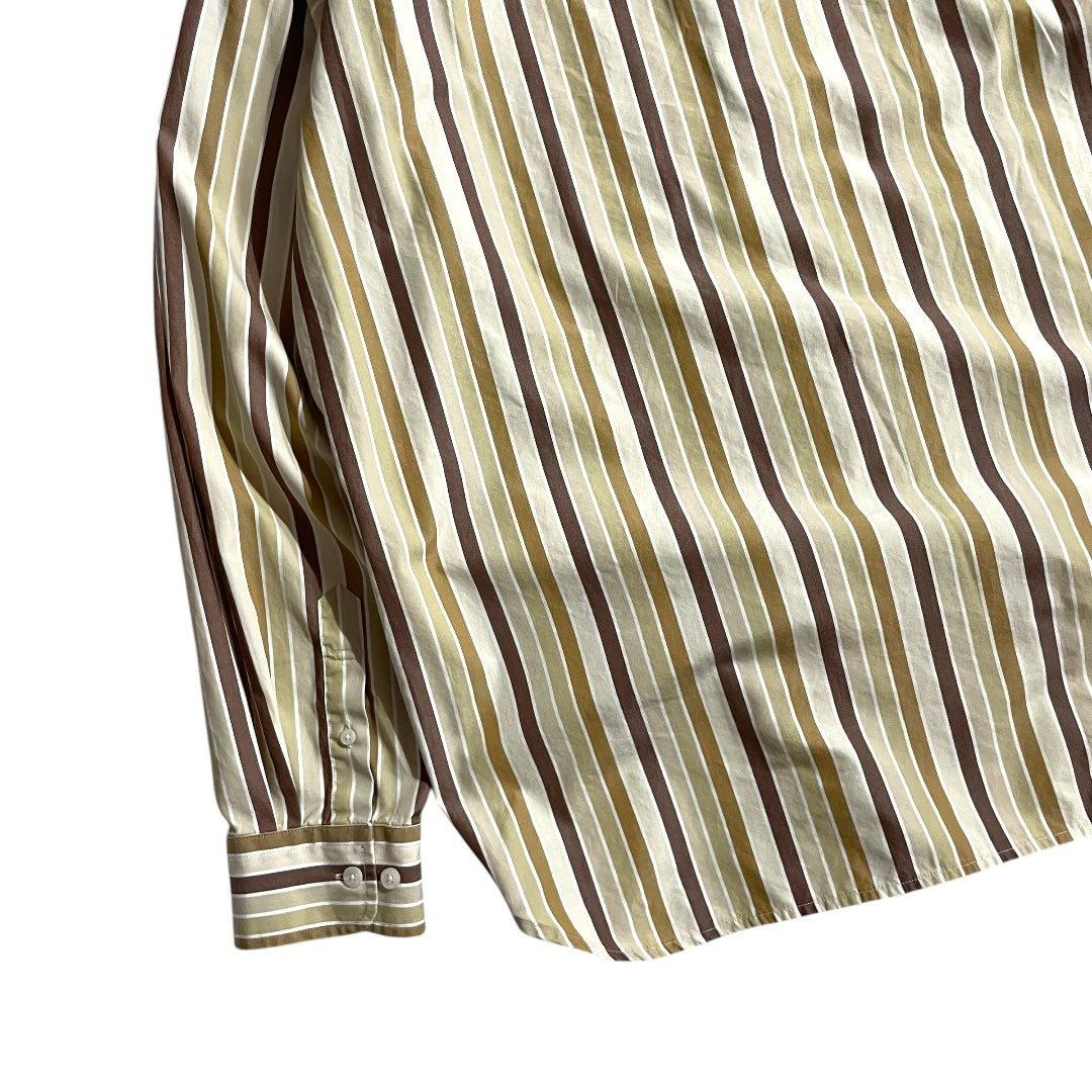 【USED】GAP L/SL Stripe Shirt