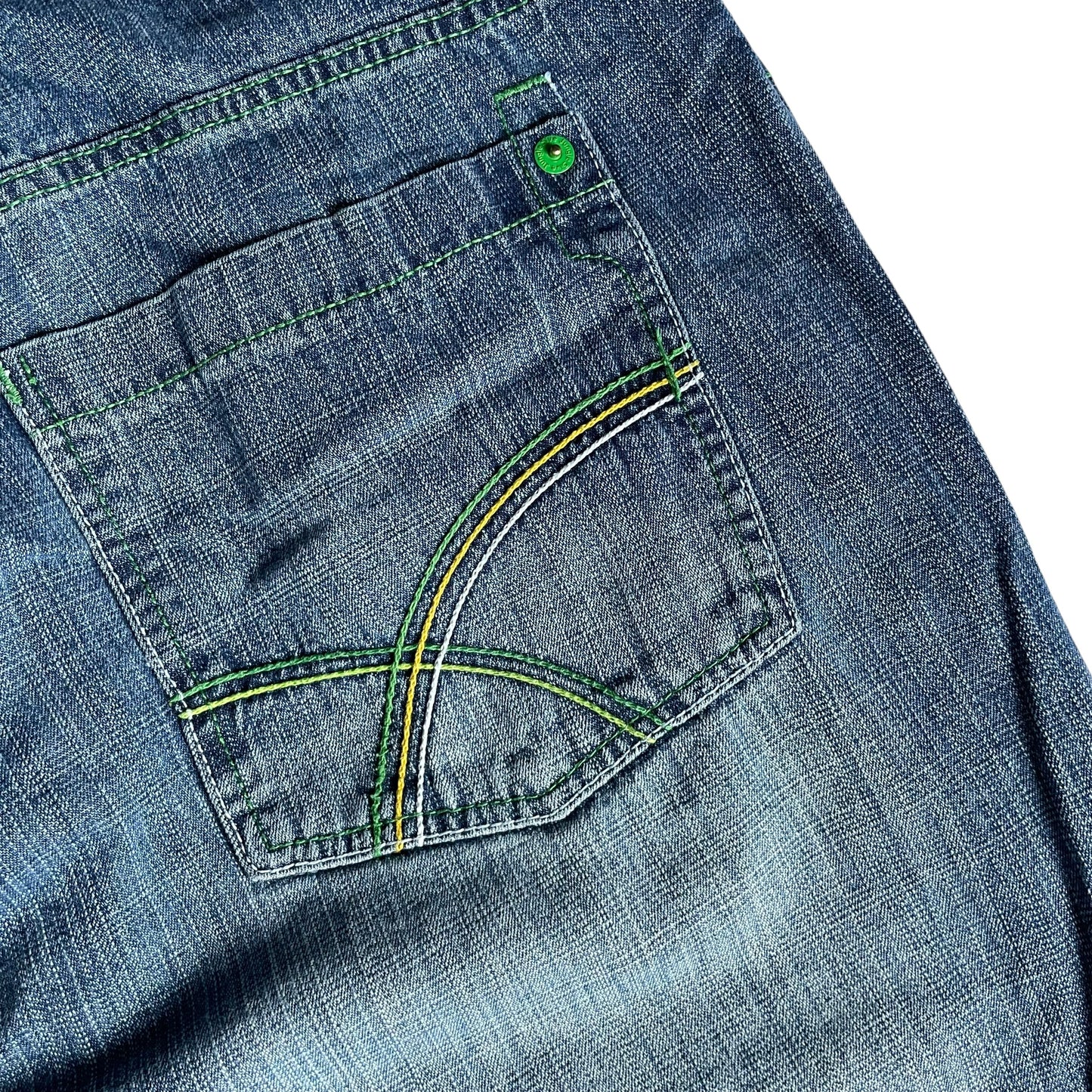 【Used】5ive Jungle & Co Baggy Fit Washed Jeans