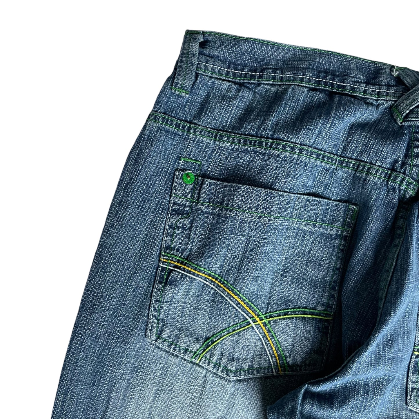 【Used】5ive Jungle & Co Baggy Fit Washed Jeans