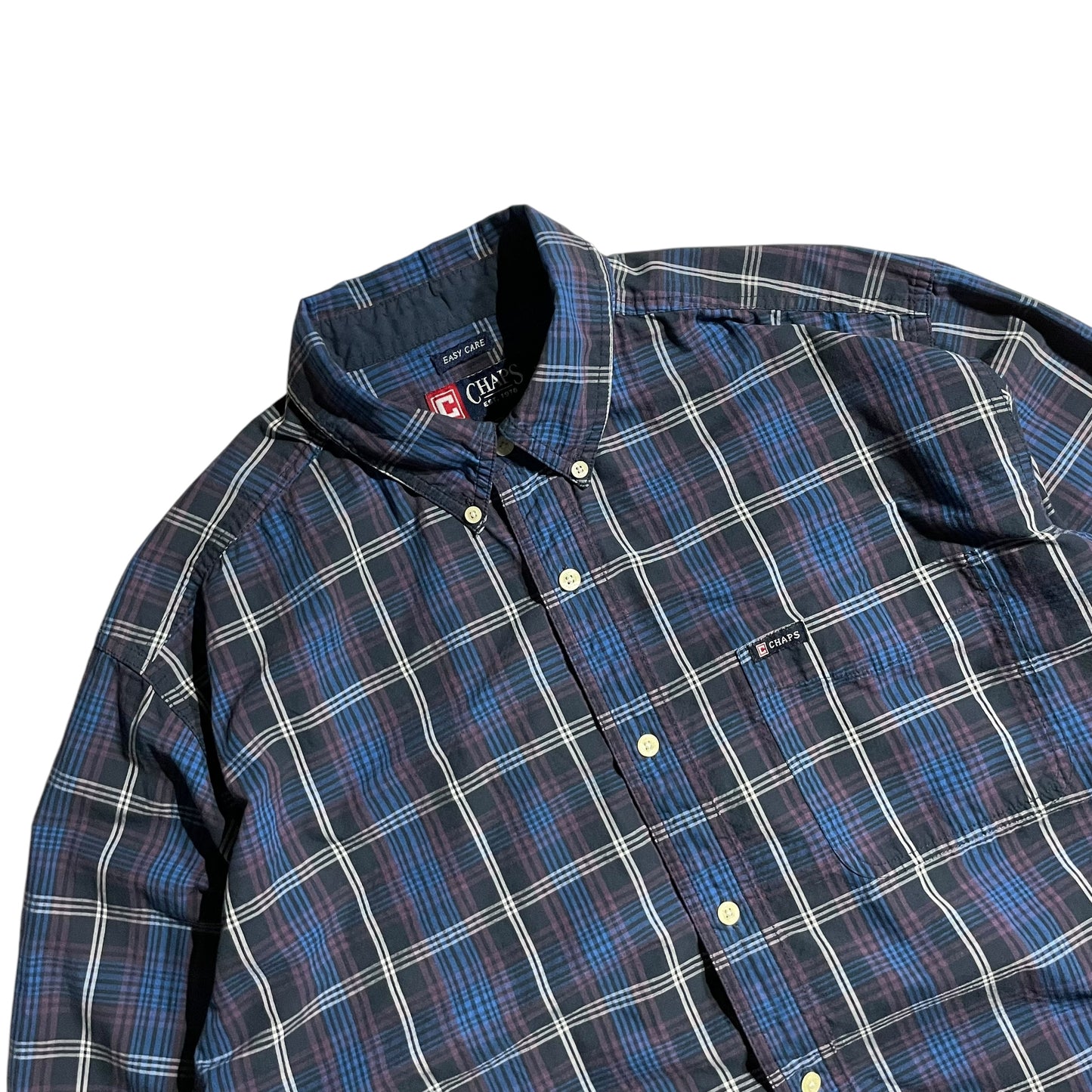 【USED】Chaps L/SL Check BD Shirt