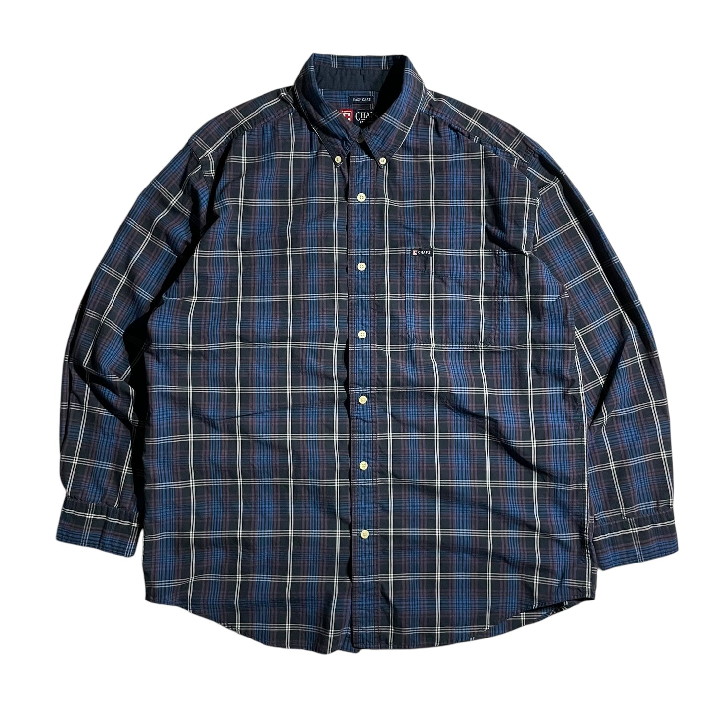 【USED】Chaps L/SL Check BD Shirt