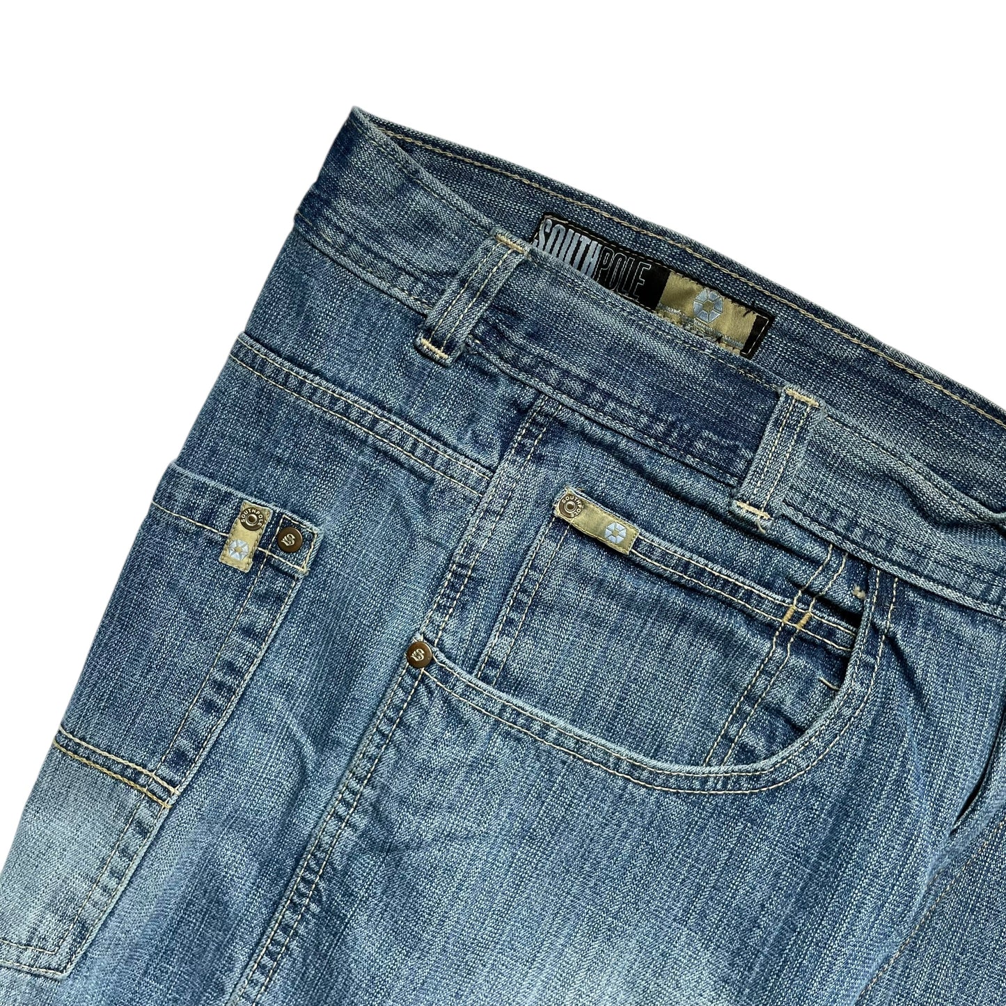 【Used】Southpole Baggy Fit Wased Jeans