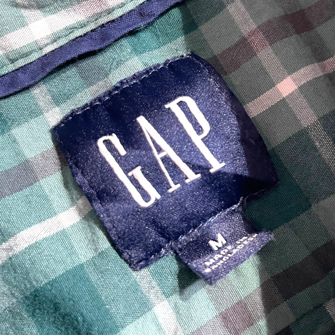 【USED】GAP L/SL Check BD Shirt