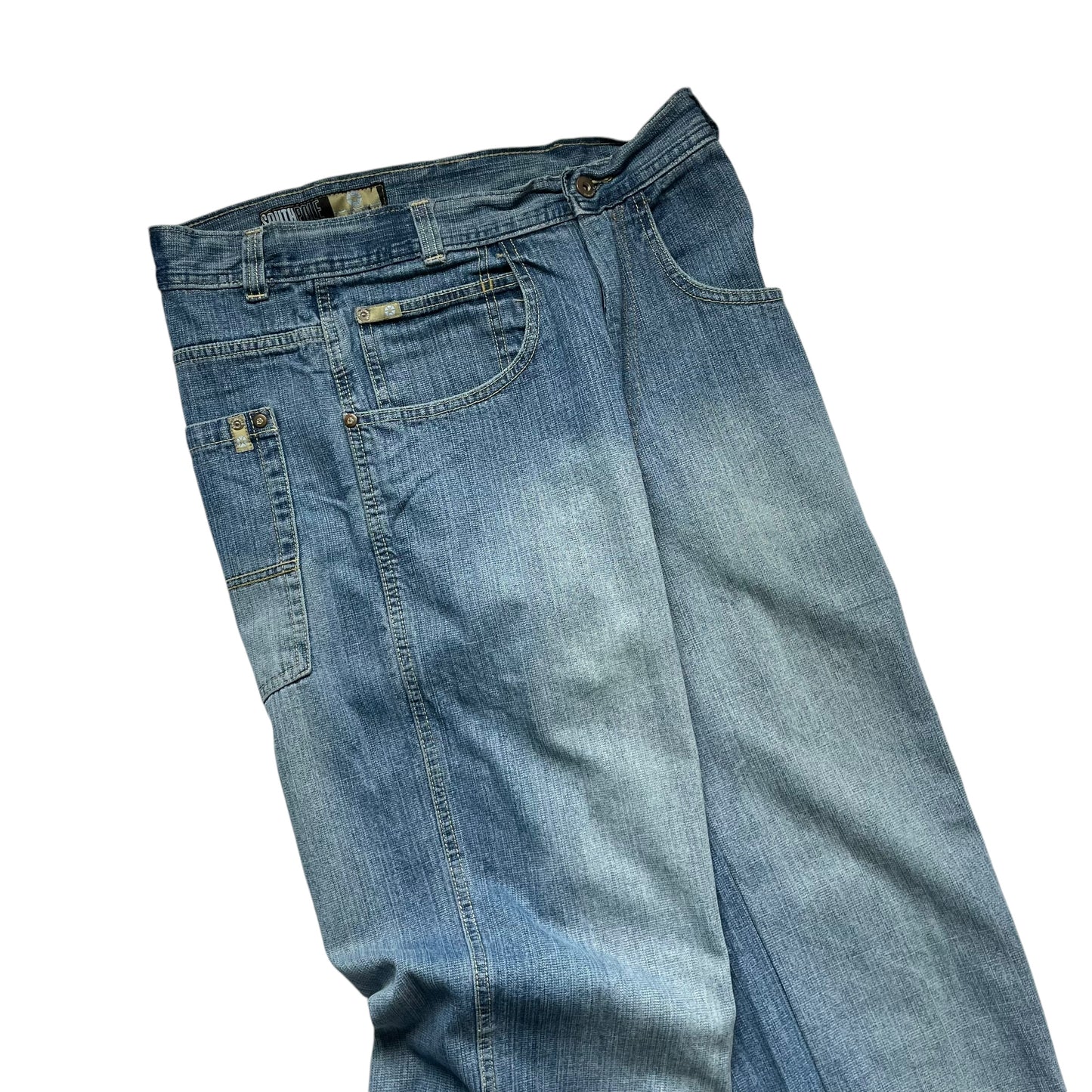 【Used】Southpole Baggy Fit Wased Jeans