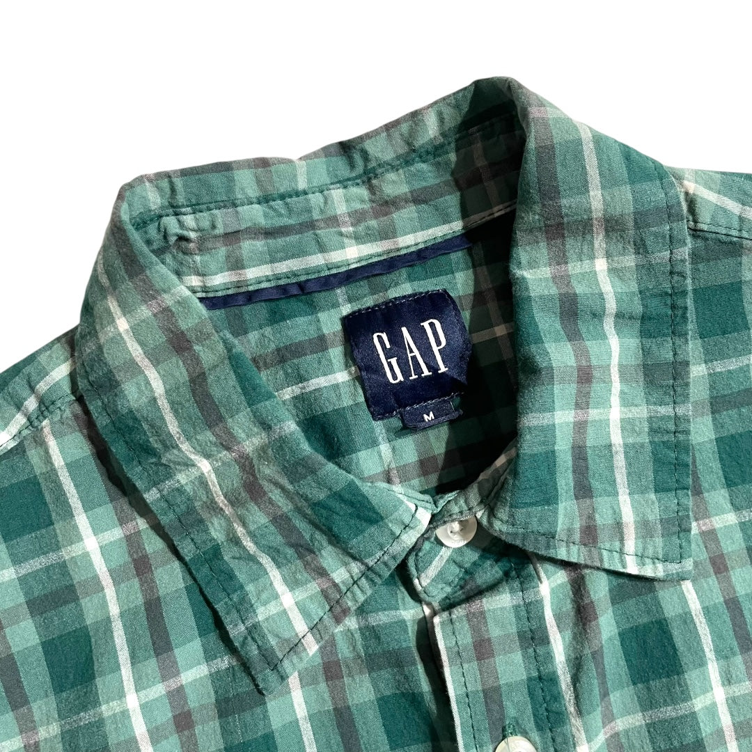 【USED】GAP L/SL Check BD Shirt