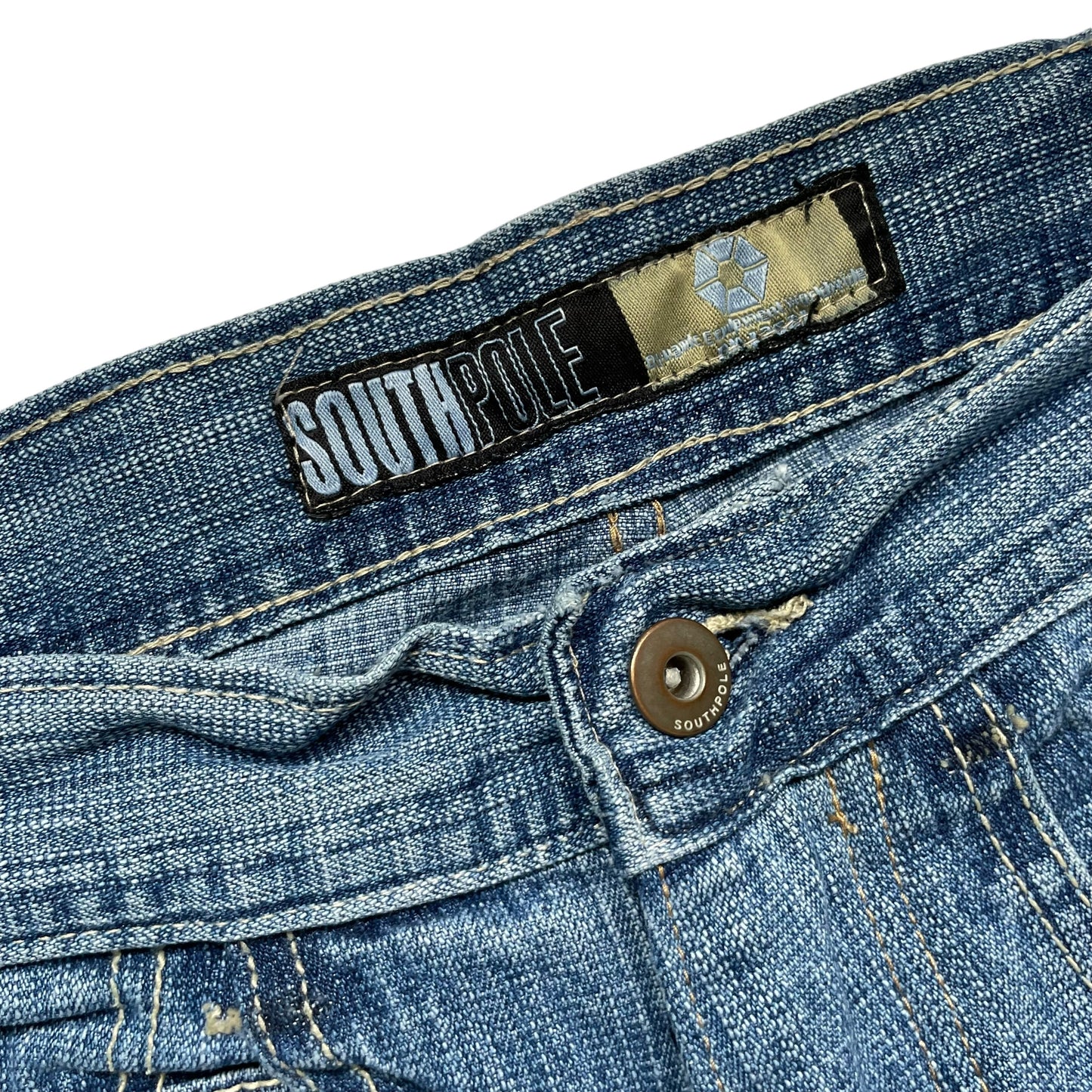 【Used】Southpole Baggy Fit Wased Jeans