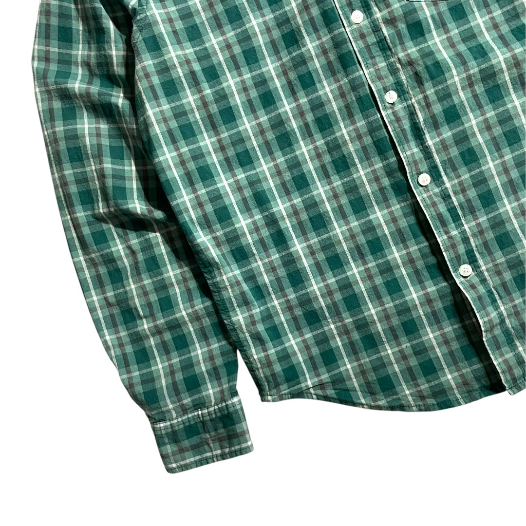 【USED】GAP L/SL Check BD Shirt