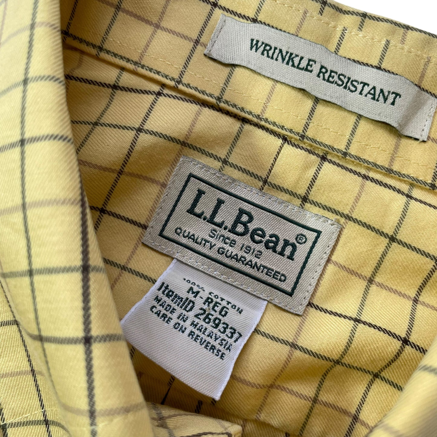 【USED】L.L. Bean Check BD Shirt