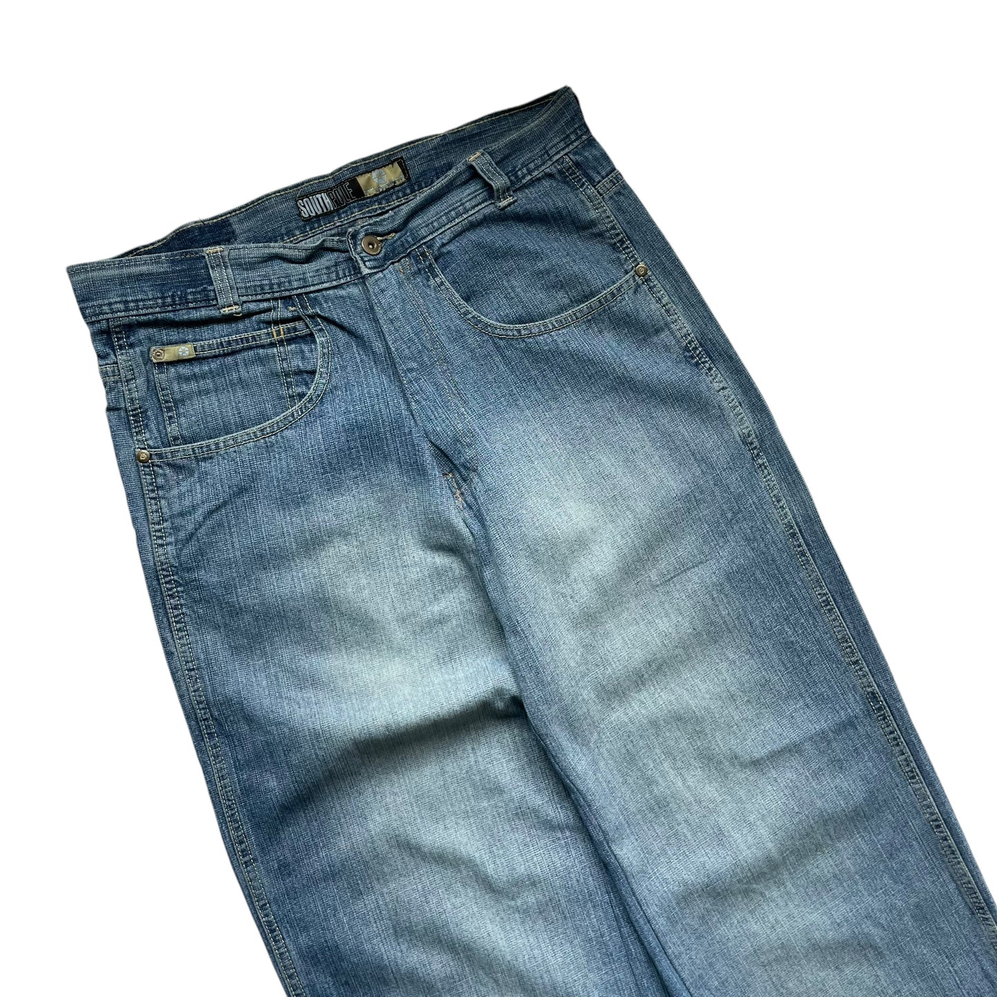 【Used】Southpole Baggy Fit Wased Jeans