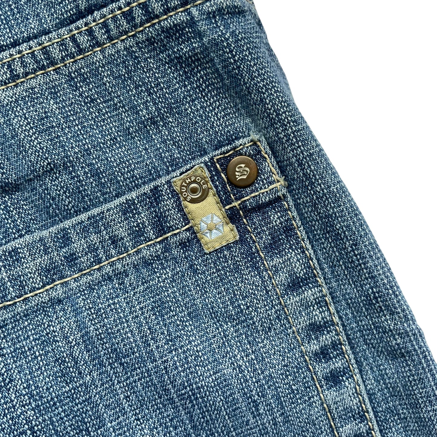 【Used】Southpole Baggy Fit Wased Jeans