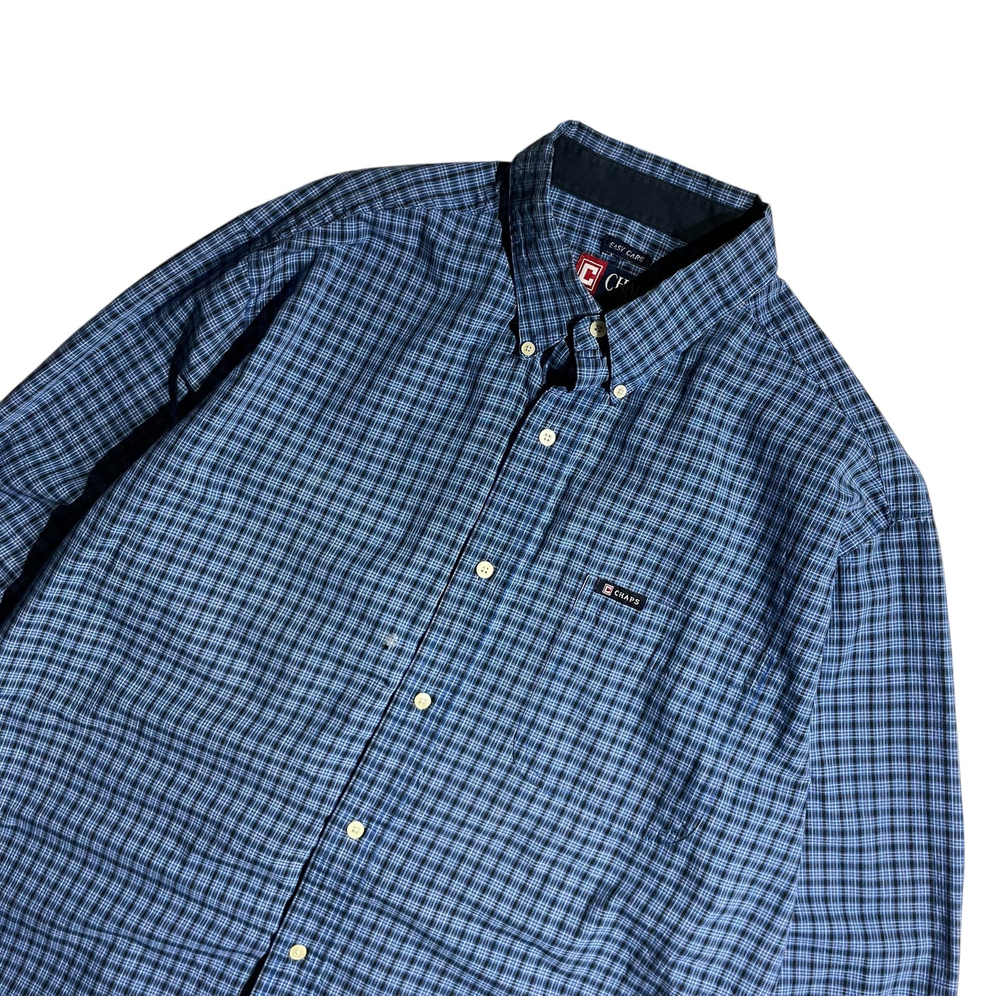 【USED】Chaps L/SL Check BD Shirt