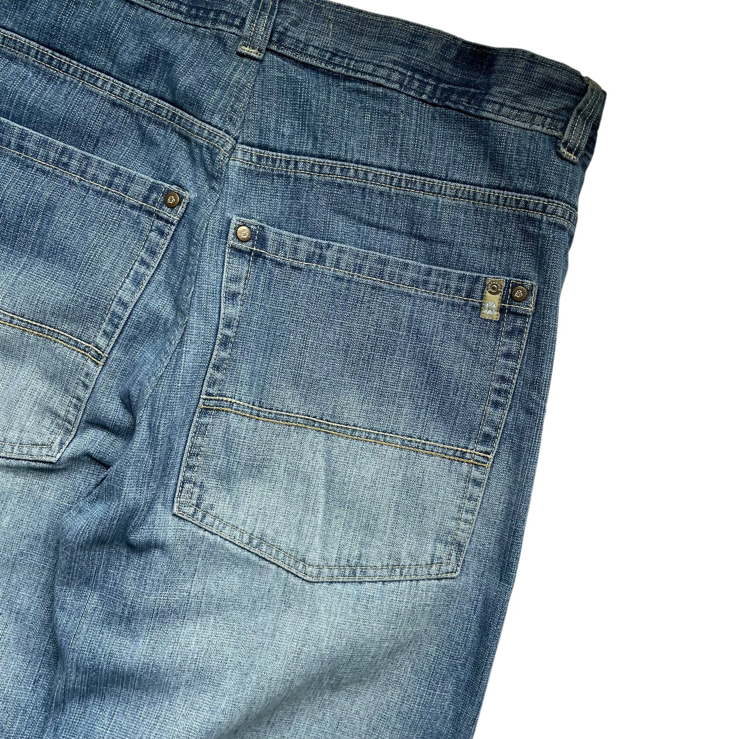 【Used】Southpole Baggy Fit Wased Jeans