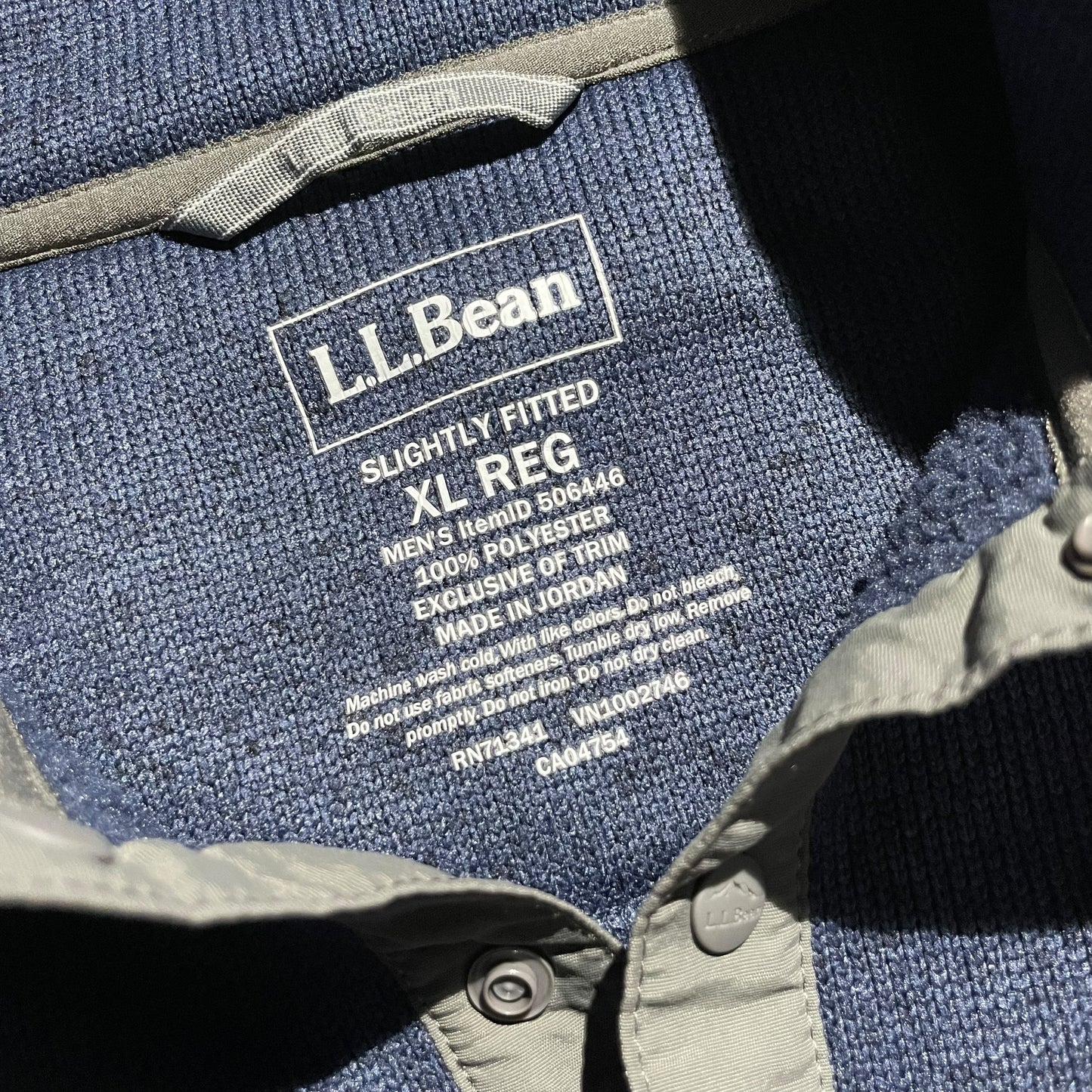 L.L.Bean Snap Fleece Pull Over