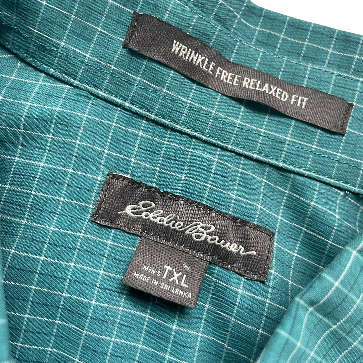 【USED】Eddie Bauer Check BD Shirt