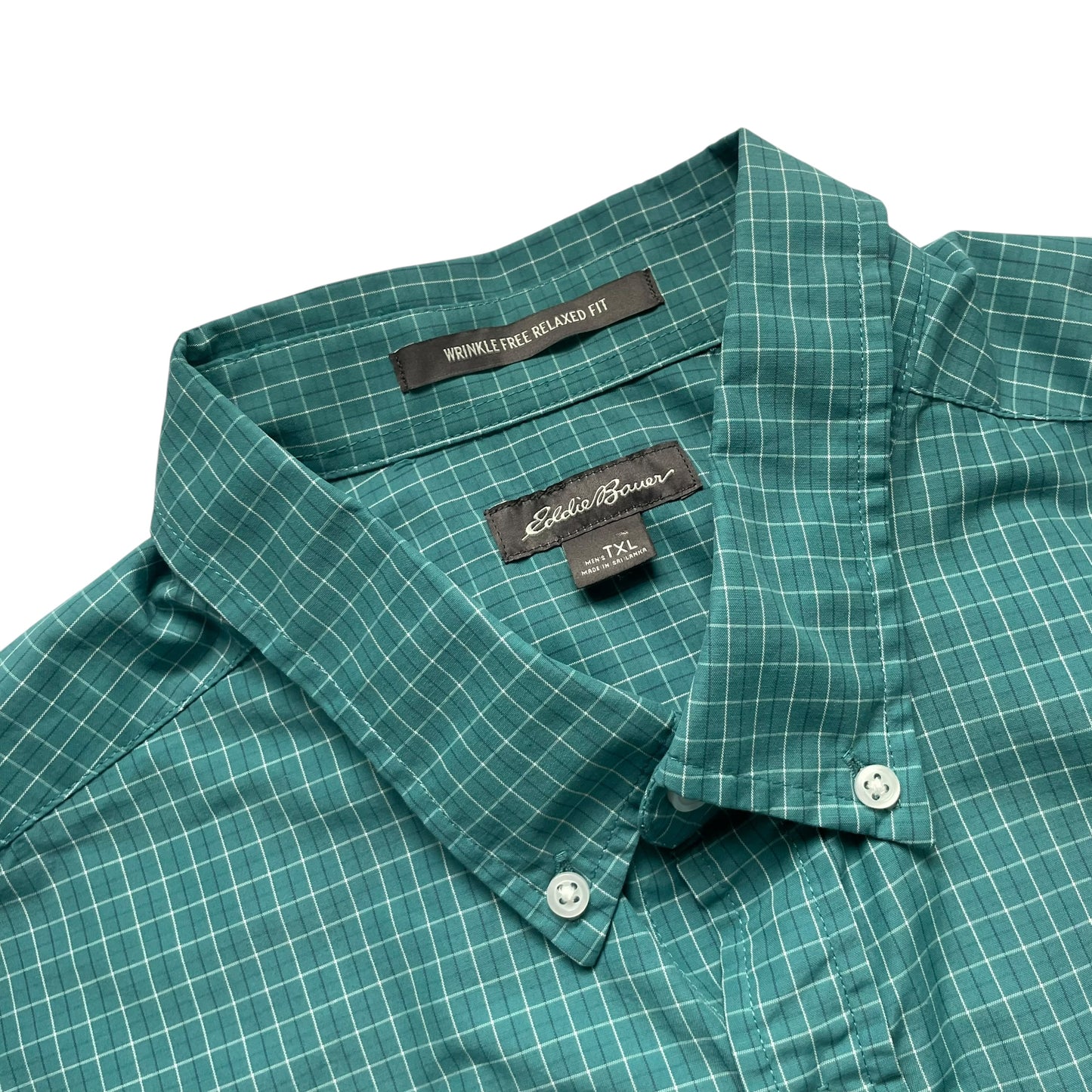 【USED】Eddie Bauer Check BD Shirt