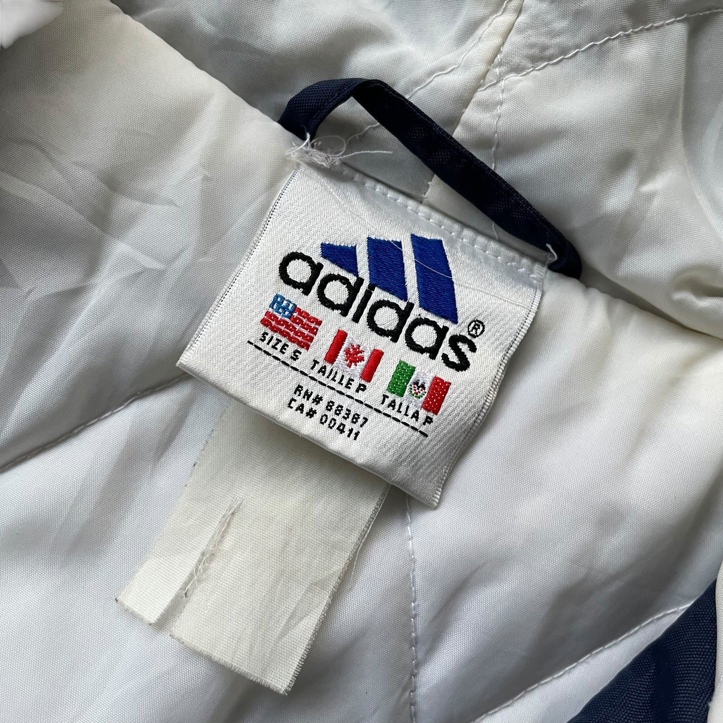 Adidas Full Zip Nylon Parka