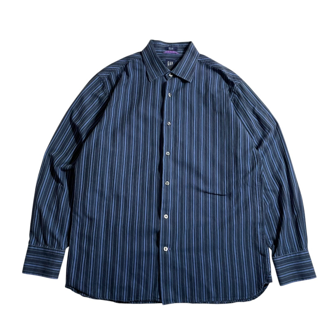 【USED】GAP L/SL Stripe Shirt
