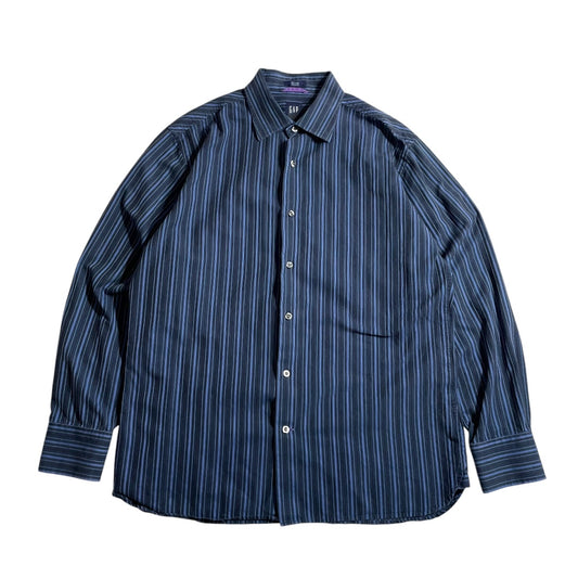 【USED】GAP L/SL Stripe Shirt
