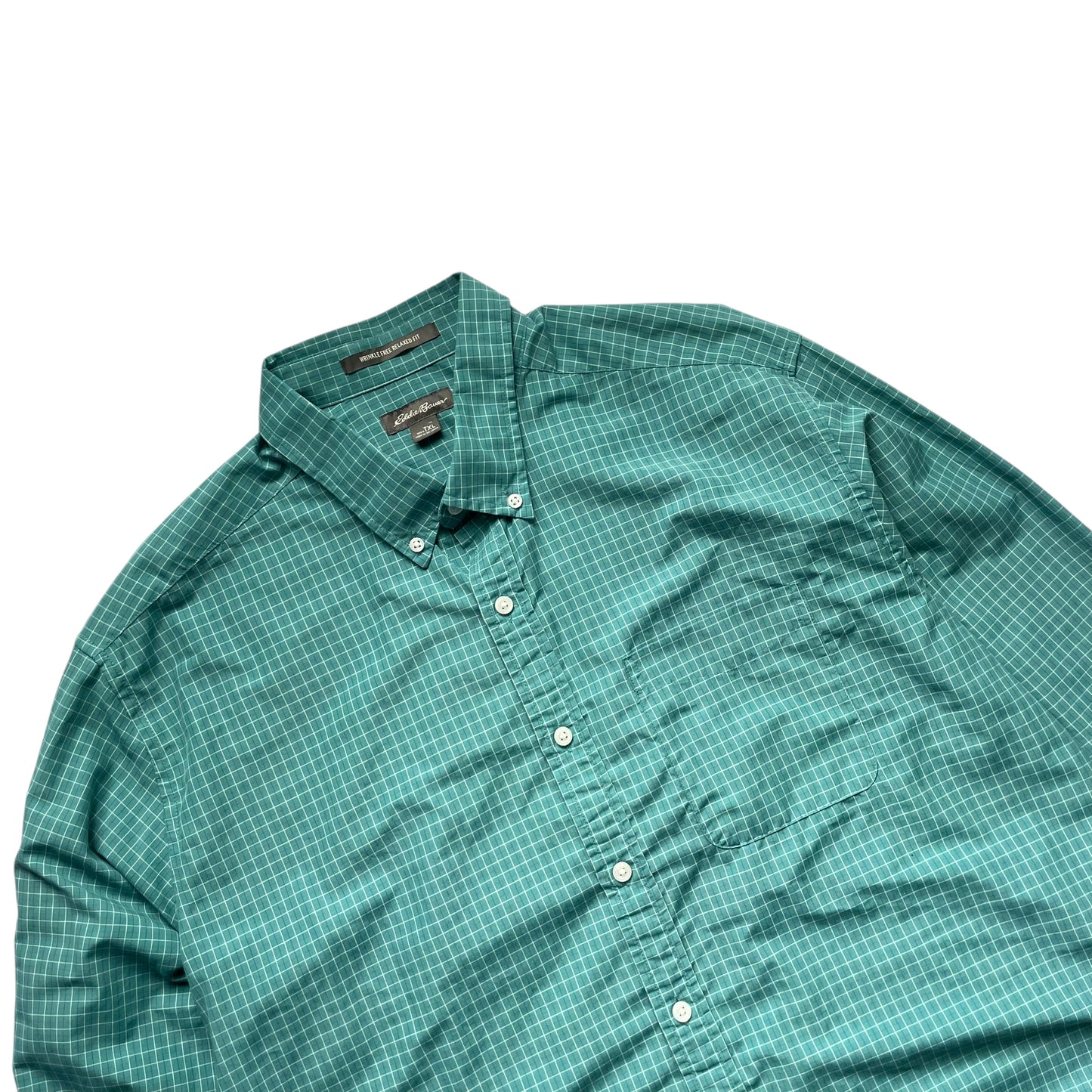 【USED】Eddie Bauer Check BD Shirt