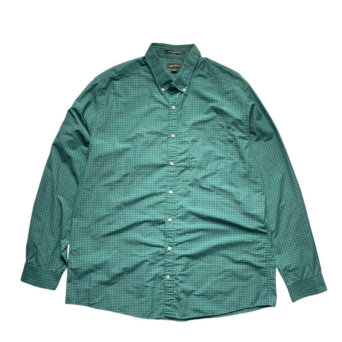 【USED】Eddie Bauer Check BD Shirt