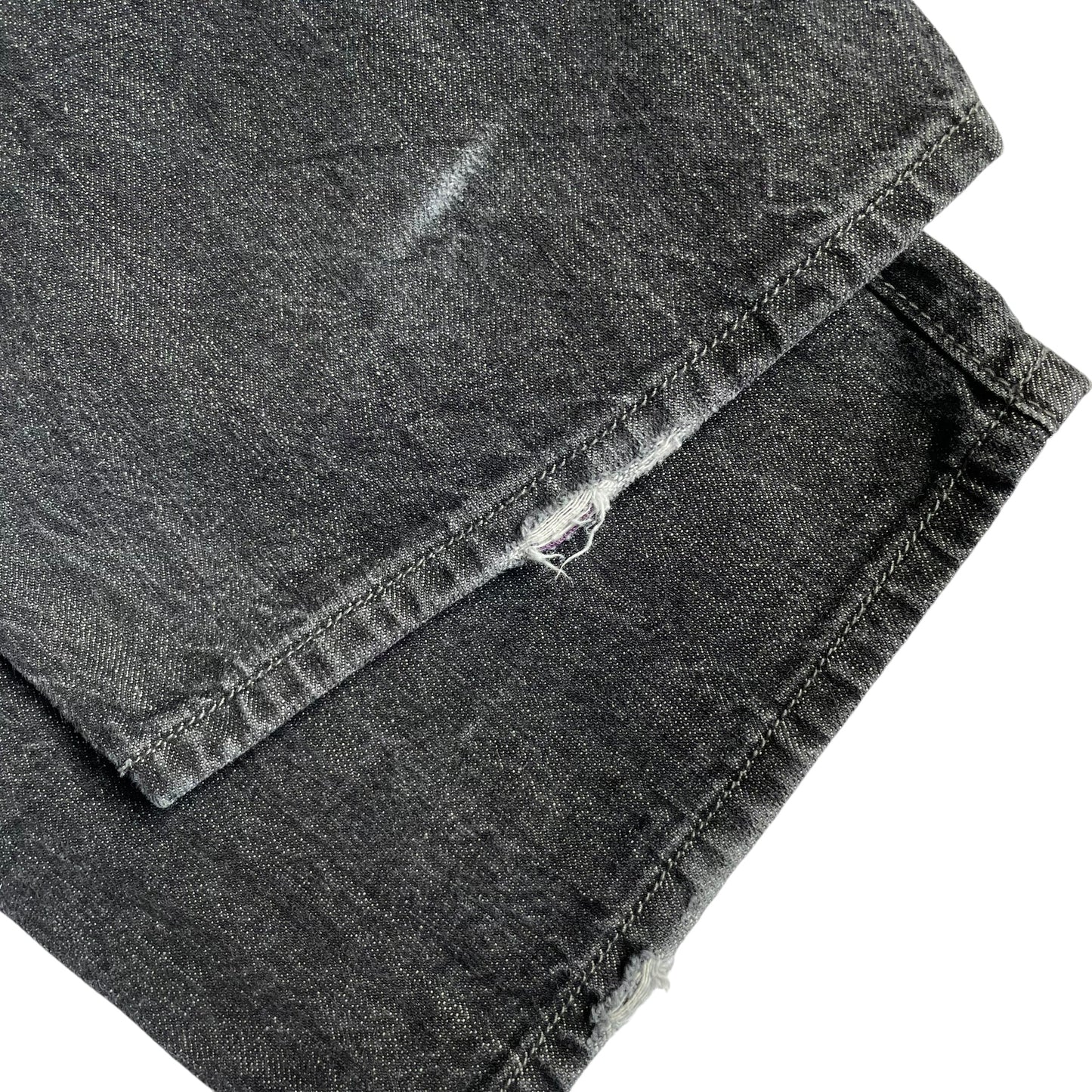【Used】Rocawear Loose Fit Embroidery Logo Denim Pants/Black