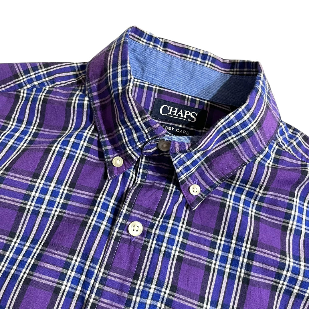 【USED】Chaps L/SL Check BD Shirt