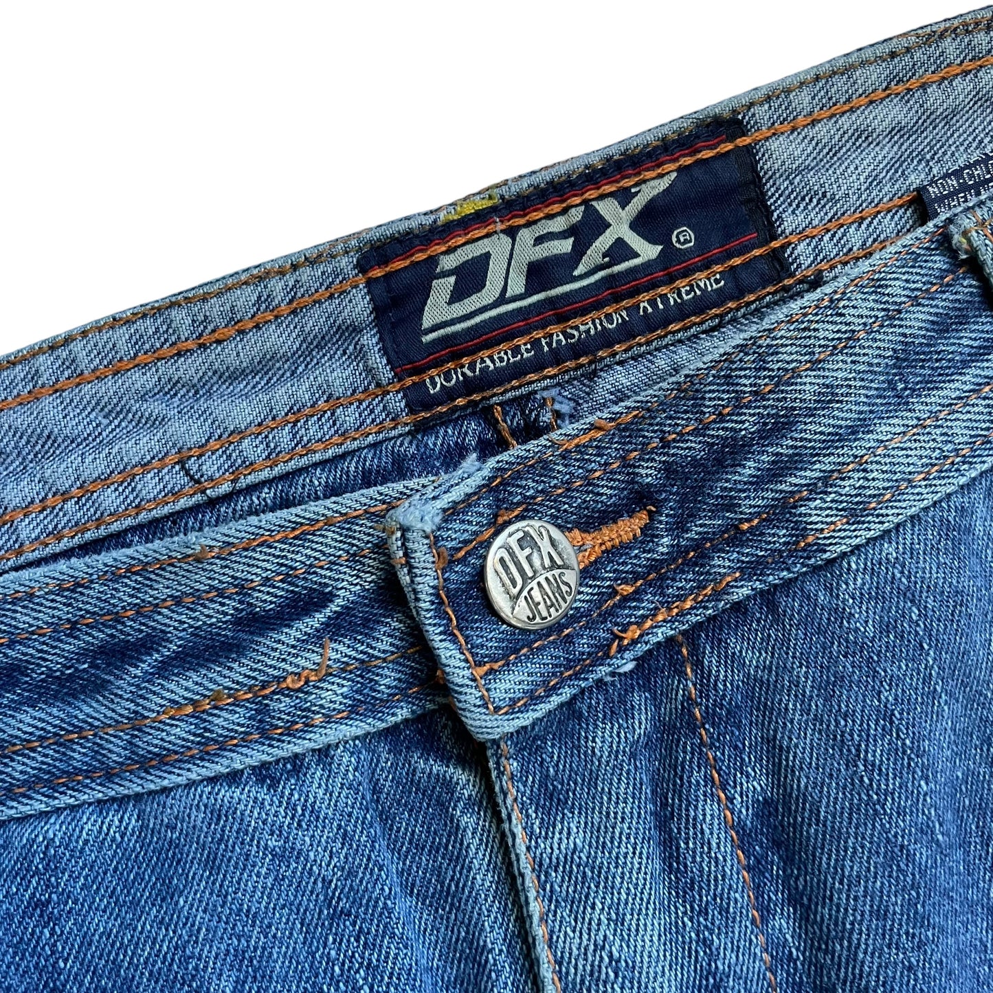 【Used】DFX Baggy Fit Patchwork Denim Pants