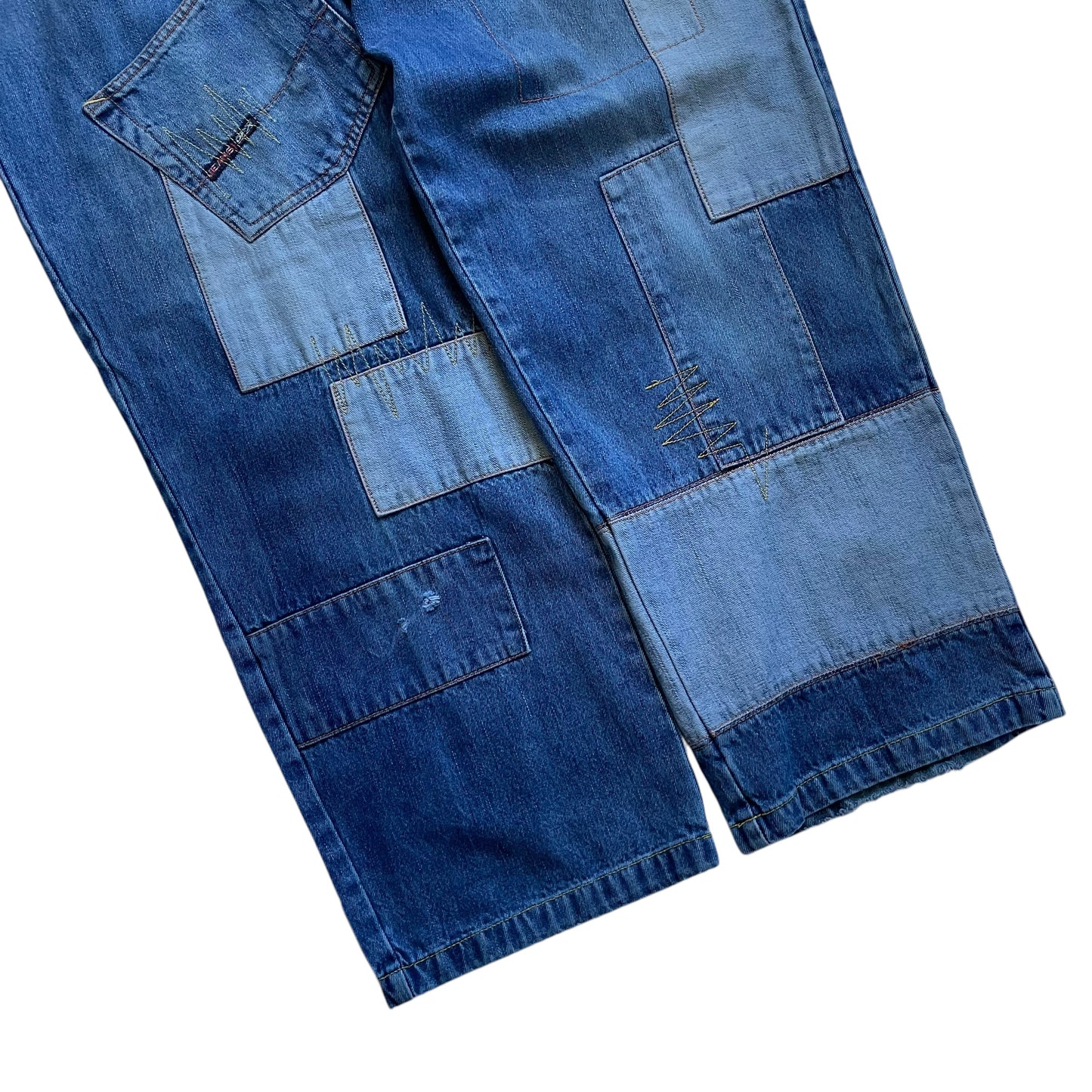 【Used】DFX Baggy Fit Patchwork Denim Pants