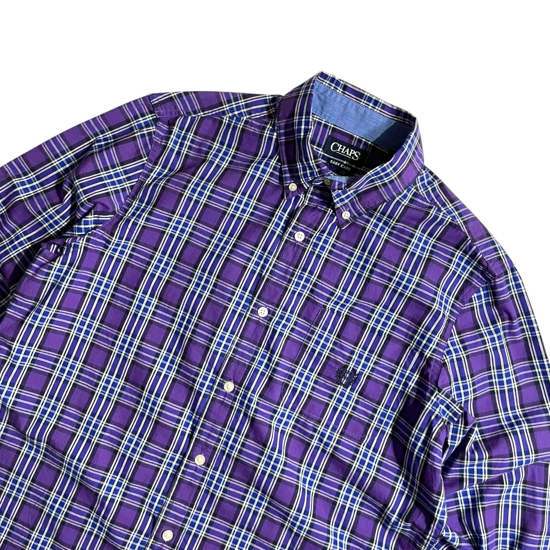 【USED】Chaps L/SL Check BD Shirt