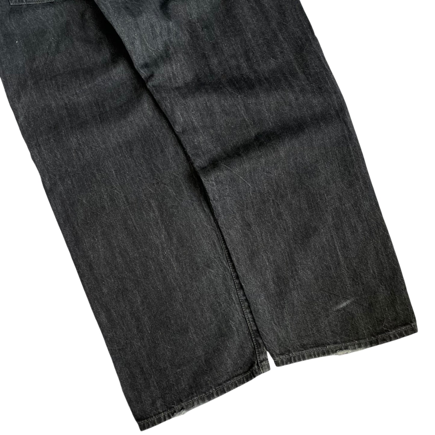 【Used】Rocawear Loose Fit Embroidery Logo Denim Pants/Black