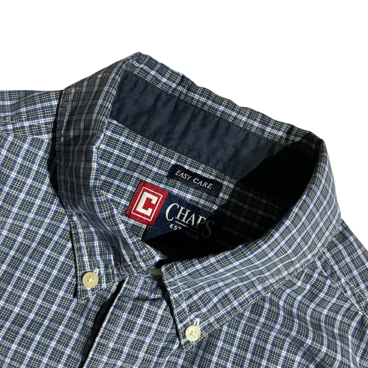 【USED】Chaps L/SL Check BD Shirt
