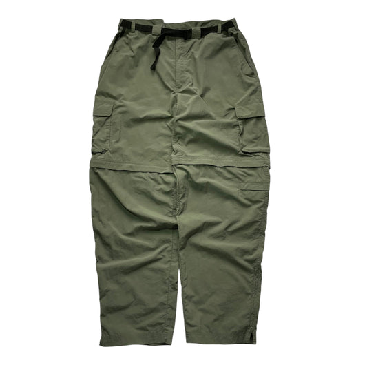 White Sierra Zip Off Nylon Cargo Pants