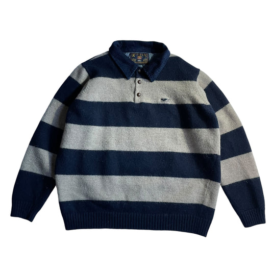 Rivers Border Wool Sweater