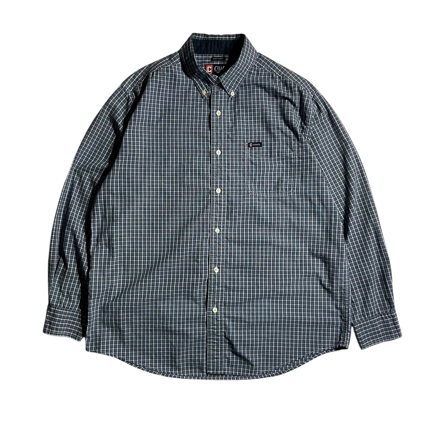 【USED】Chaps L/SL Check BD Shirt