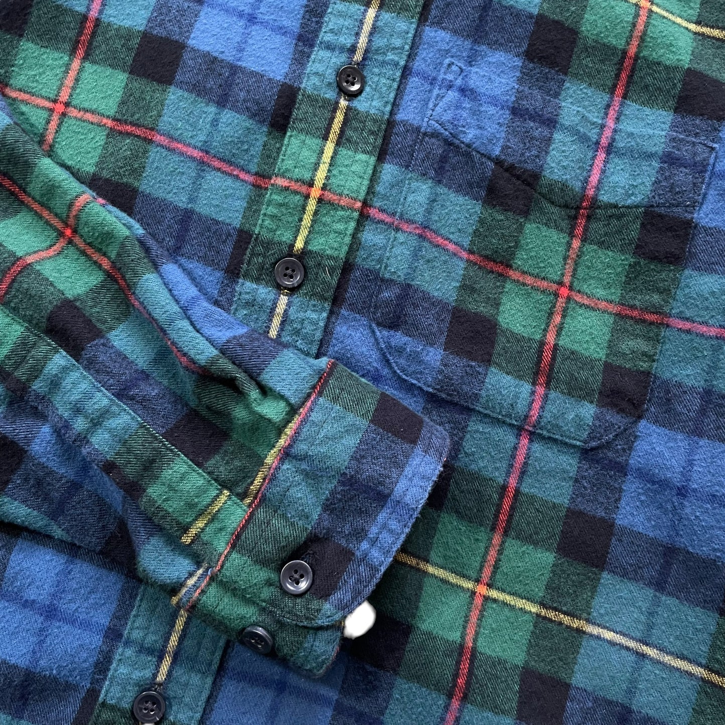 【USED】L.L. Bean Check BD Flannel Shirt