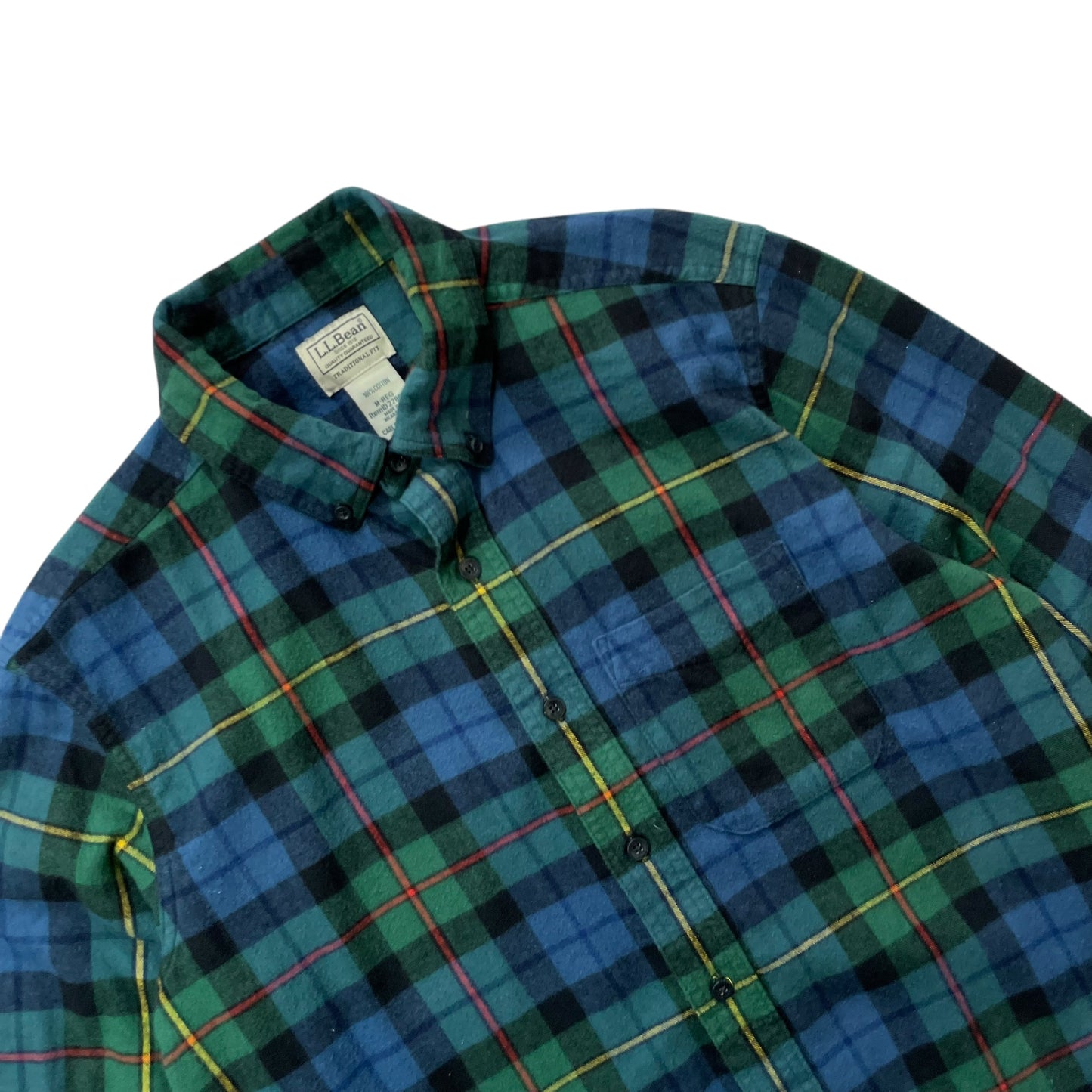【USED】L.L. Bean Check BD Flannel Shirt