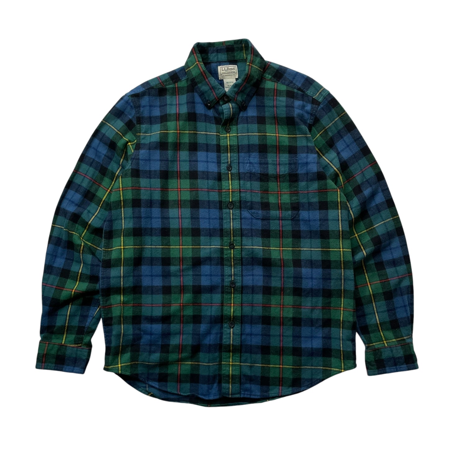【USED】L.L. Bean Check BD Flannel Shirt