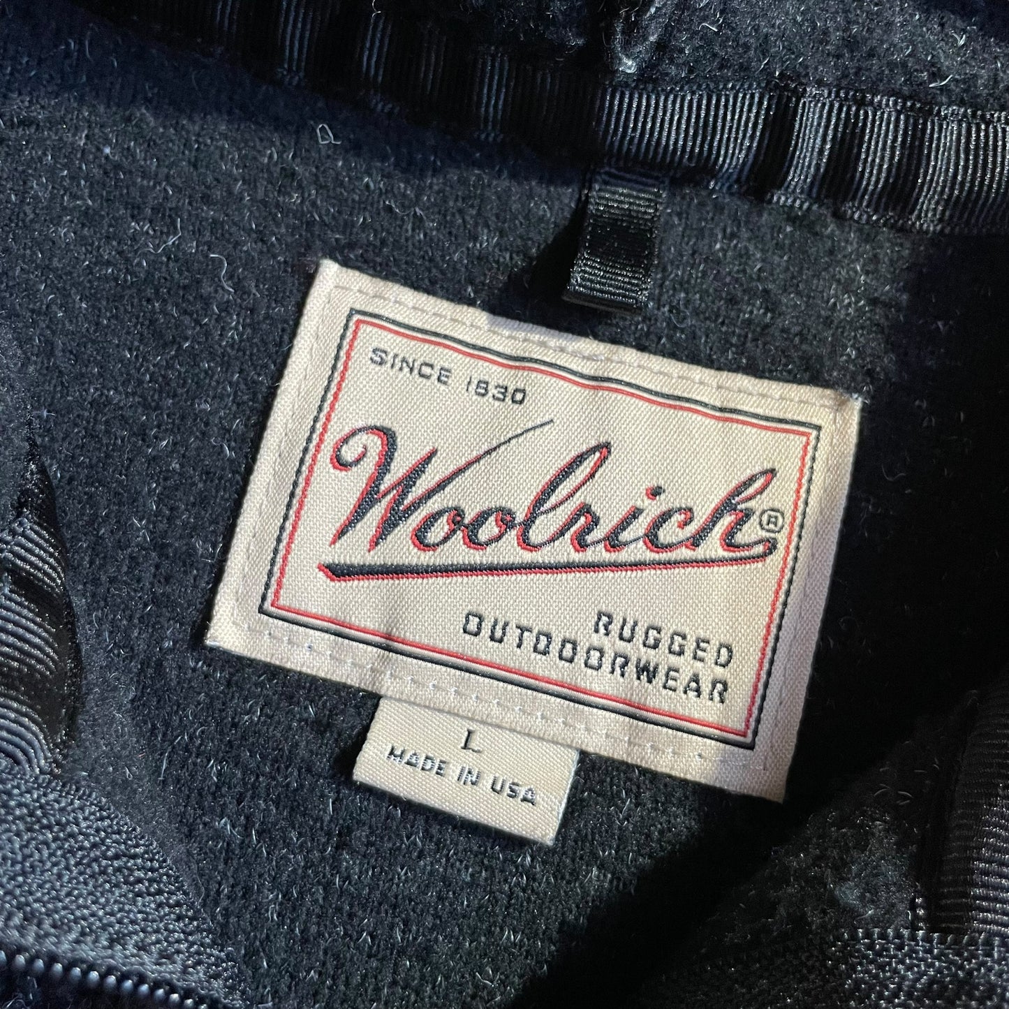 Woolrich Full Zip Sherpa Hoodie