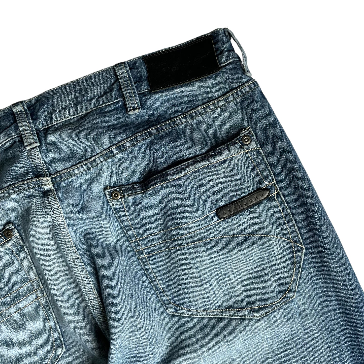 【Used】Sean John Loose Fit Washed Denim Pants