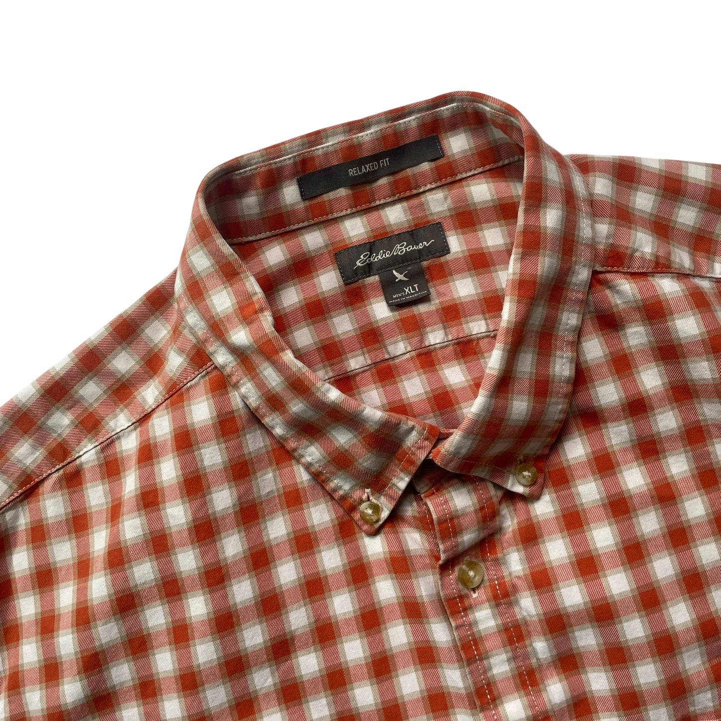 【USED】Eddie Bauer Check BD Shirt