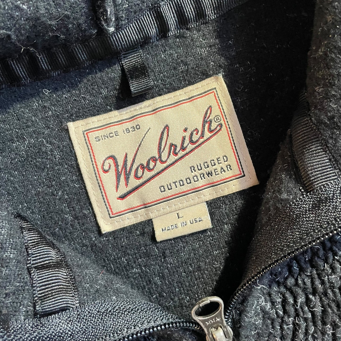 Woolrich Full Zip Sherpa Hoodie