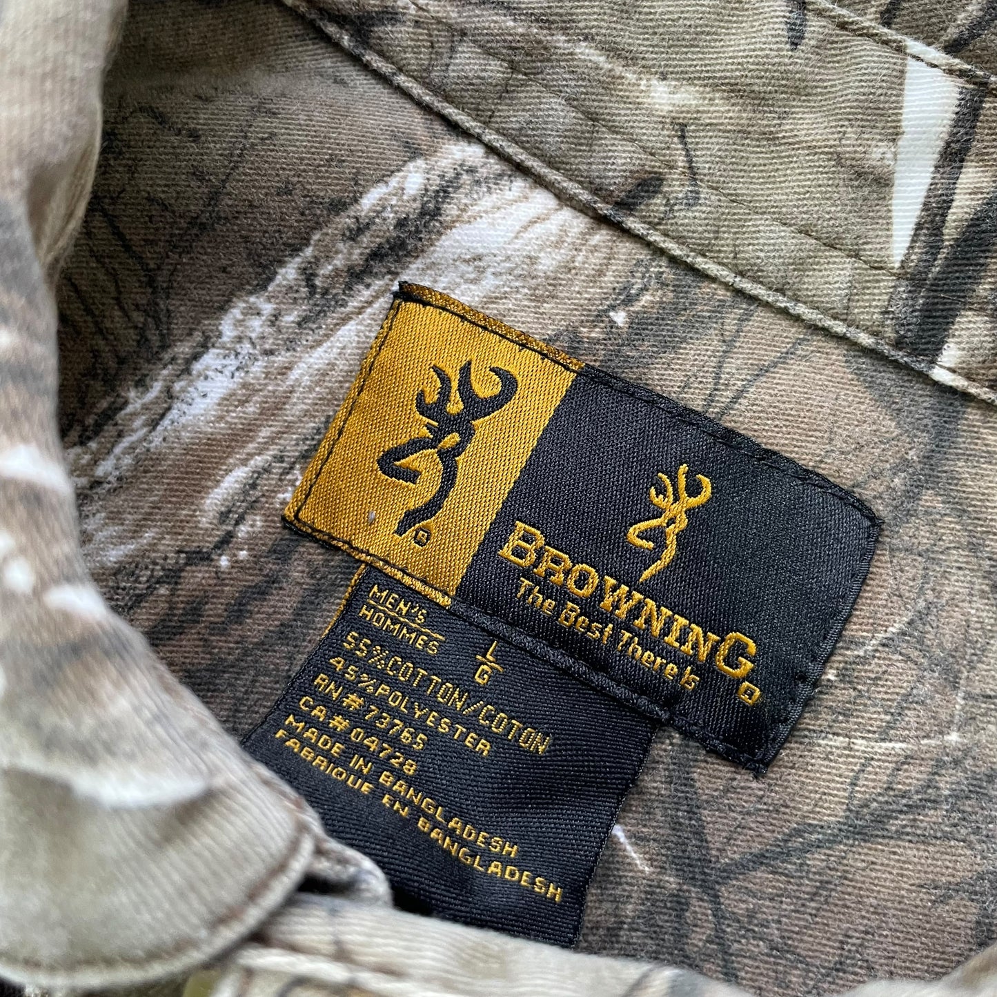 【USED】Browning Realtree Camo BD Shirt