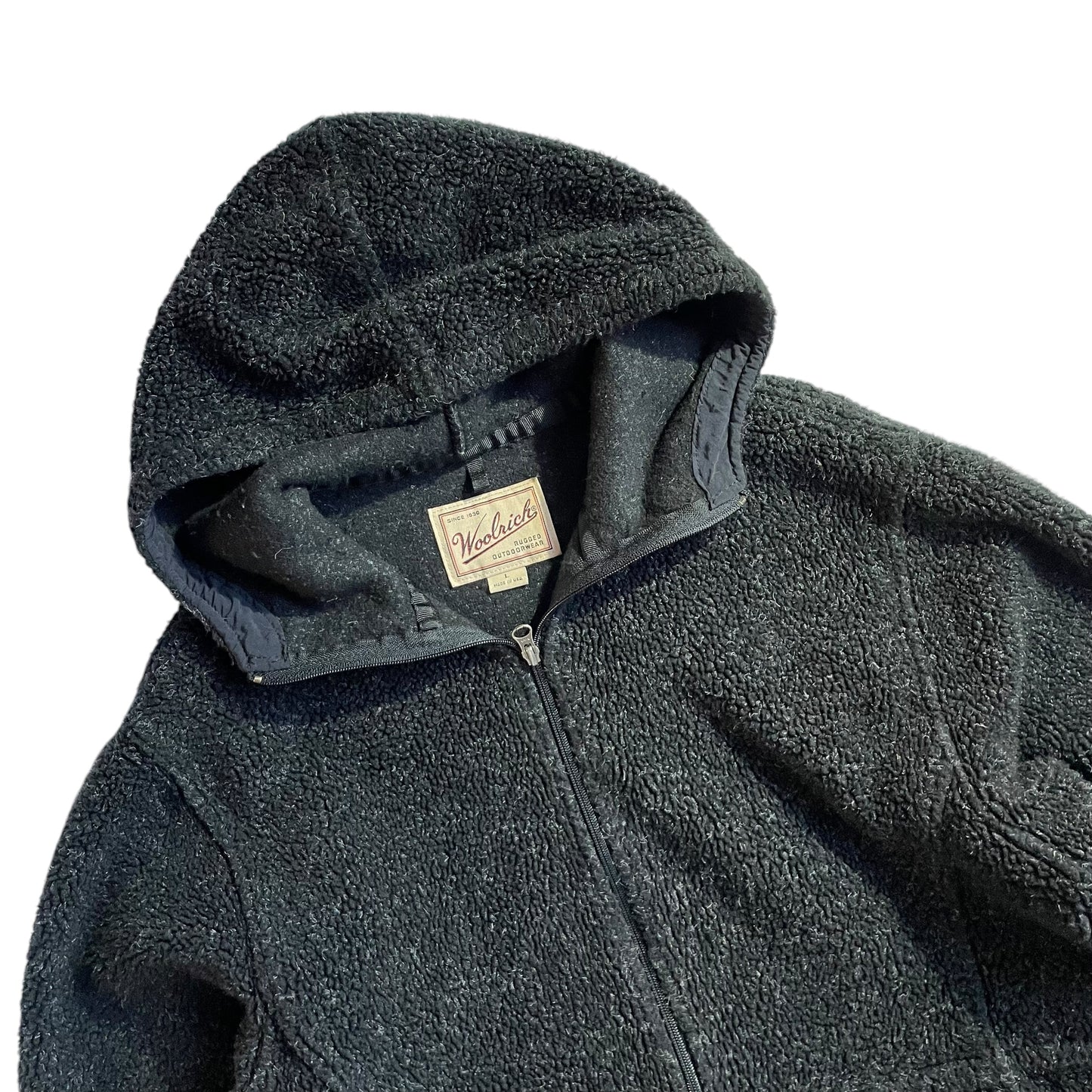 Woolrich Full Zip Sherpa Hoodie