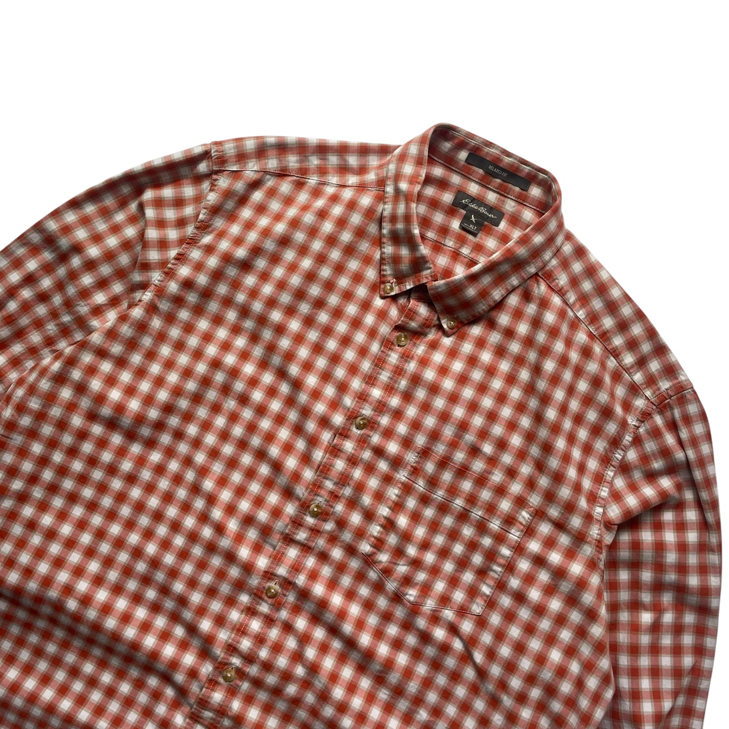 【USED】Eddie Bauer Check BD Shirt